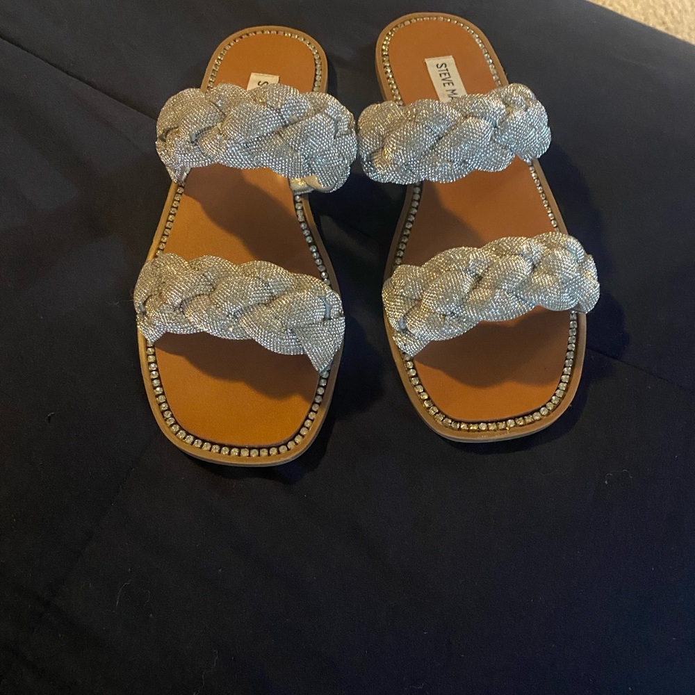 Steve Madden sparkly sandal size 9